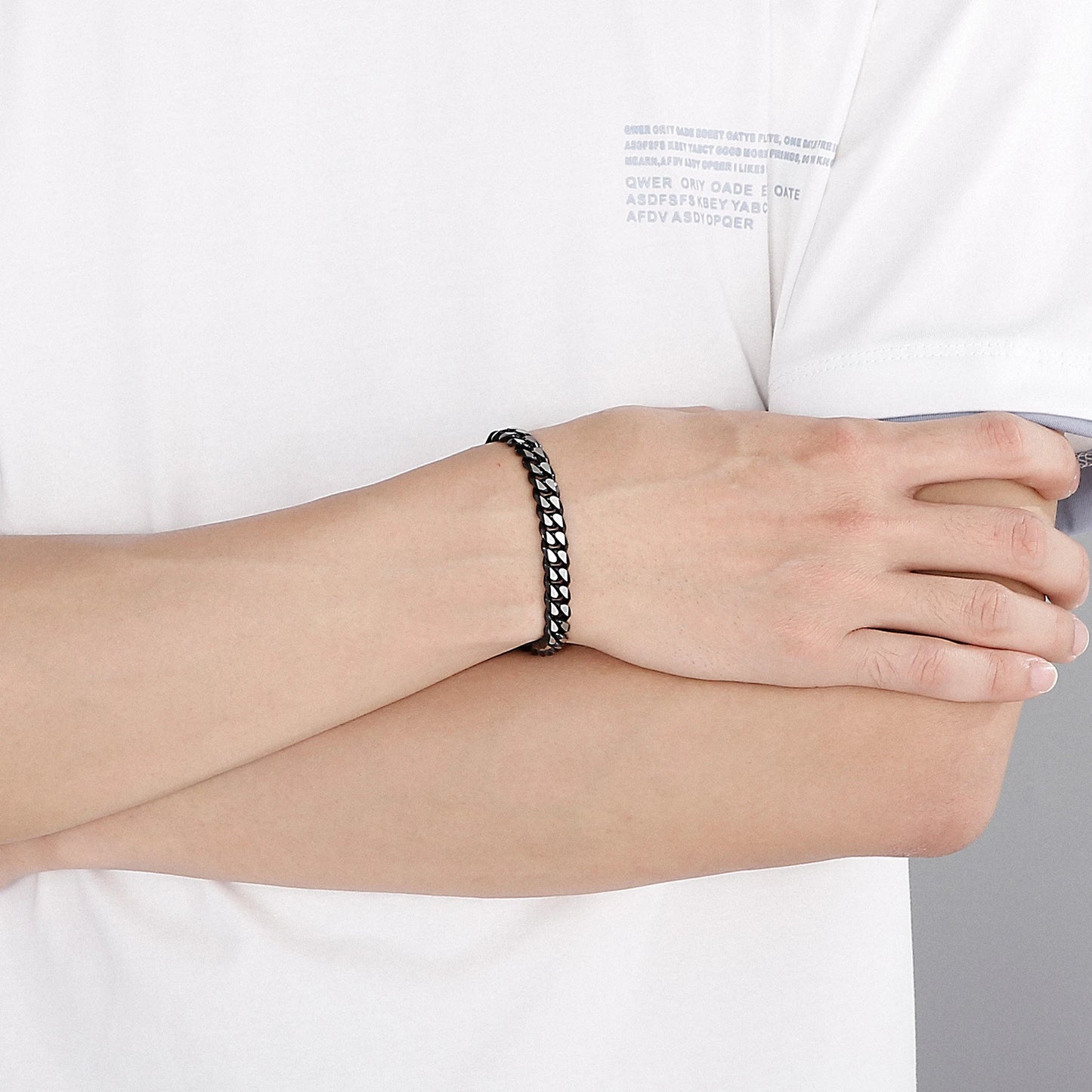 7/8/9/10mm Width Stainless Steel Cuban Bracelet Men Boy Kids S Classic link Chain Bracelet For Men Women Jewelry Gift Wholesale