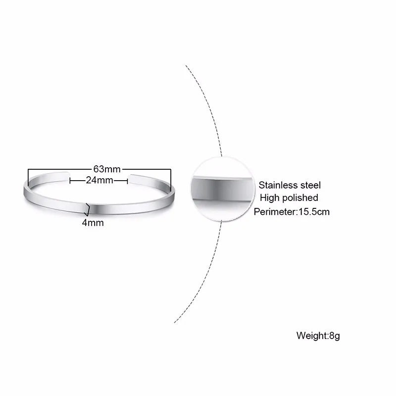 SILVERLY CROSS CUFF BRACELET STAINLESS STEEL SIDEWAYS CROSS BRACELET OPEN CUFF BANGLE FOR MEN UNISEX JEWELRY