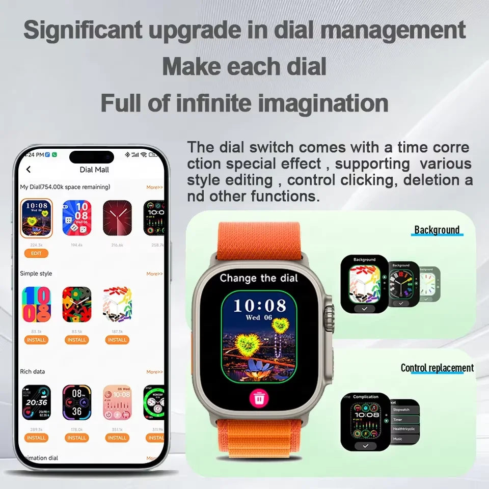 New 4G Network SIM Card Smart Watch 2.45-inch Dual Camera GPS Wifi NFC Rugged Google Map Sport Waterproof Men Women Smartwatch