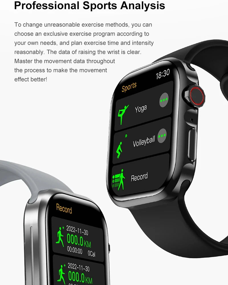 2025 New Series S10 Max Smart watch Mens Women Heart rate and blood pressure 3ATM Waterproof smartwatch for Android IOS watch