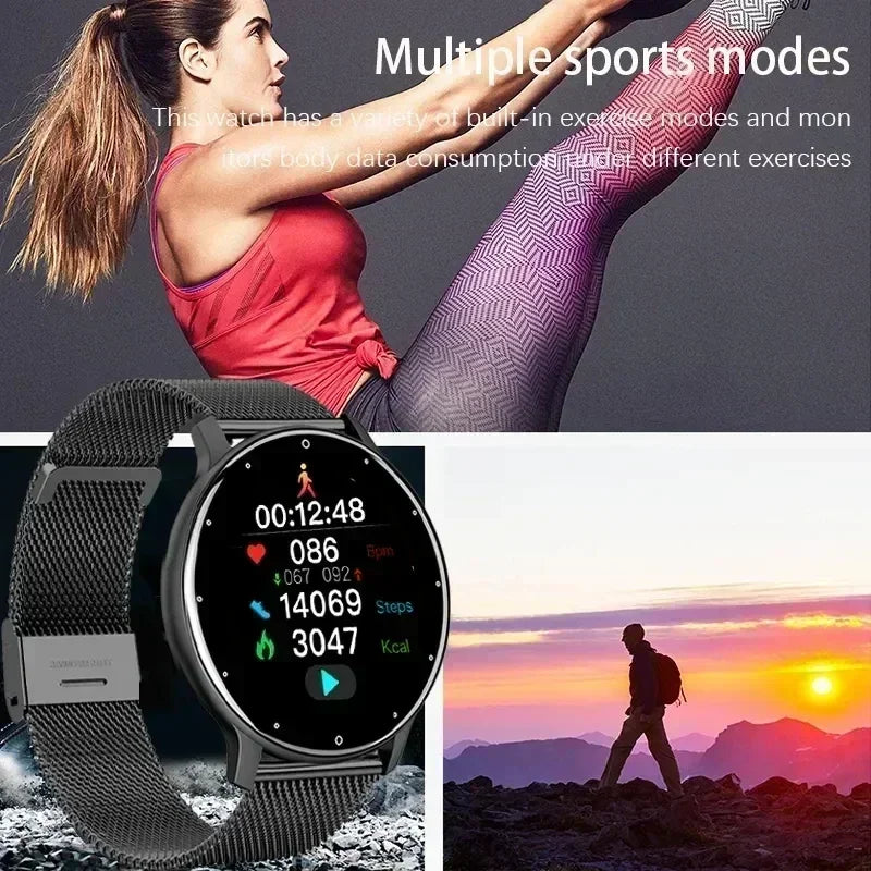 Xiaomi 2025 New Smart Watch Ladies Full Touch Screen Sports Fitness Watches Waterproof Bluetooth Call Men Smartwatch Women