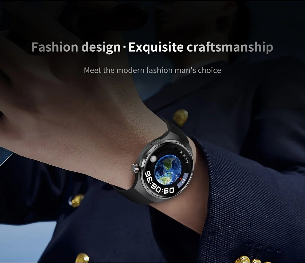 LAXASFIT New Smart Watch 1.52 HD Screen Heart Rate Bluetooth Call NFC Sports Men's Smart Watch 2025
