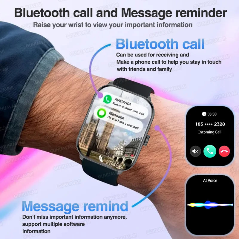 Global Version For Xiaomi Redmi Watch 5 Active 2.01'' AMOLED Display Smartwatch Call GPS Waterproof Sports Watches Men Bracelet