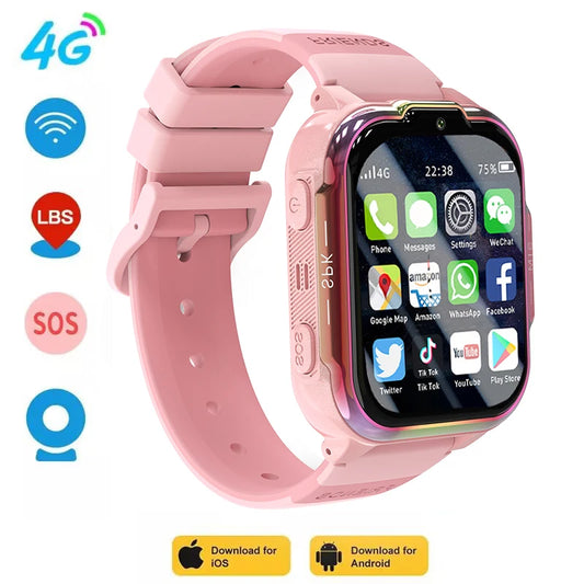 2025 NEW For Xiaomi GPS Children's Smart Watch 4G Track Video Call Camera SOS Waterproof Display Location LBS Tracker SmartWatch