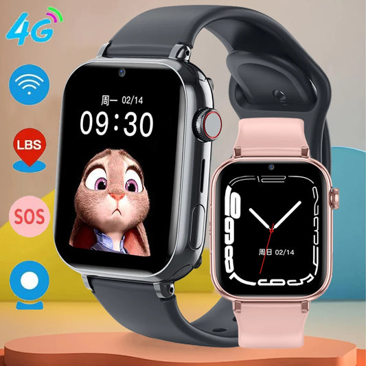 New Smart Watch Kids GPS Location SOS Phone Call 4G SIM Camera Photo Alarm Clock Children Electronic Watch Gift For Boy Girls
