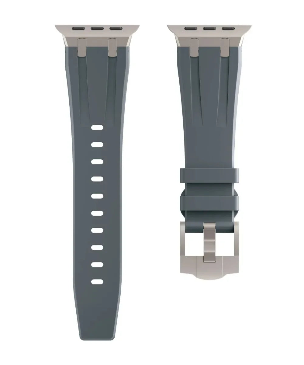 Liquid Silicone Strap for Apple Watch Band 44mm 46mm 45mm Series Ultra 2 49mm Sport Bracelet iWatch Series 10 9 8 7 6 5 SE Belt