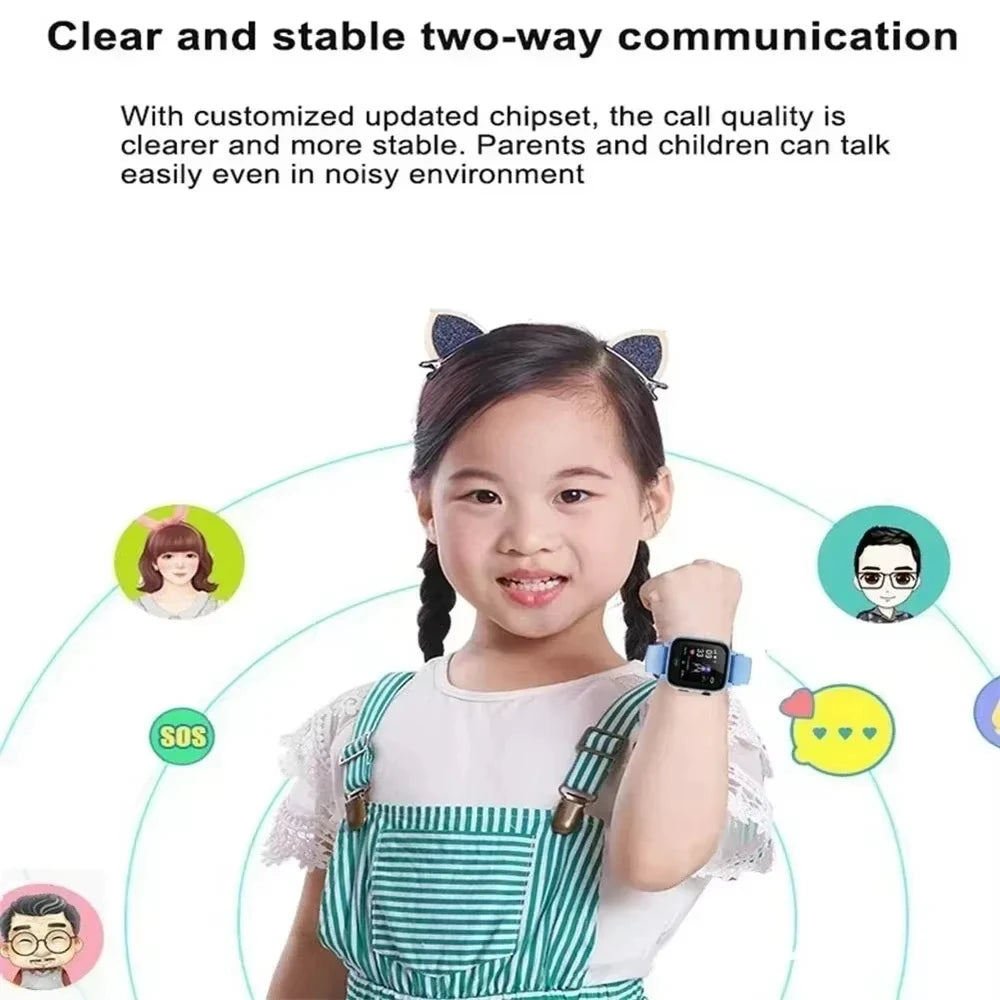 Xiaomi MIJIA Kids 4G Smart Watch Sim Card Call SOS GPS Location Child SmartWatch Camera Waterproof Watch For Boys Girls Present