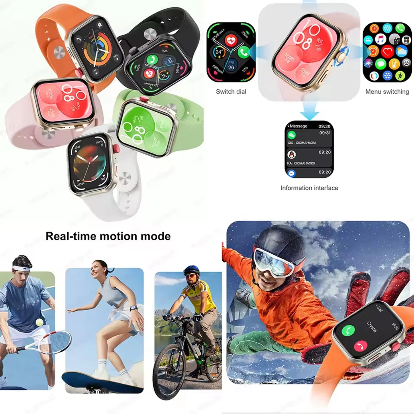 2025 New Watch FIT 3 For HUAWE Smartwatch Global Version Compatible With iOS And Android 2.04-inch HD AMOLED Display BT Calling