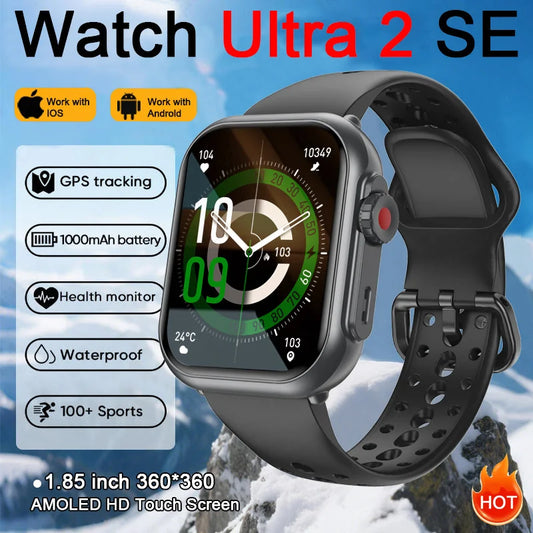 2025 High Fashion Original Smart Watch Men Women 1000mAh Heart Rate 100+ Sport Modes Fitness GPS Call Smartwatch For IOS Android